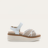 White Leather / Sand Raffia