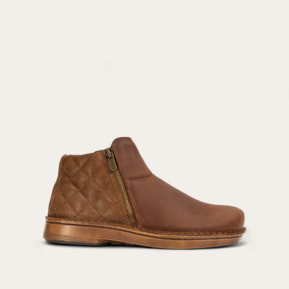 Soft Cognac Lthr/Antique Brown Suede,35